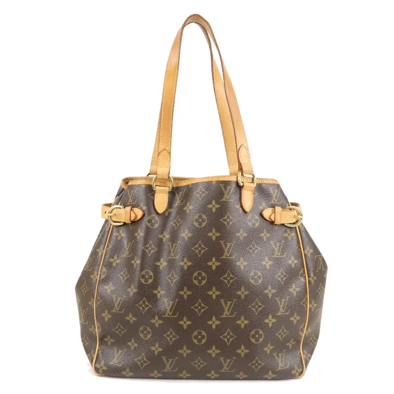 Louis Vuitton backpacks with a padded back panel for comfort during long - wearLouis Vuitton Monogram Batignolles Vertical Tote Bag M51153