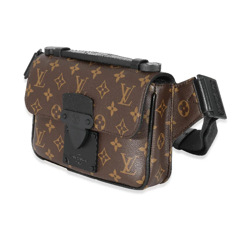 Louis Vuitton backpacks with a padded laptop compartment for travelLouis Vuitton Monogram Canvas S Lock Sling Bag