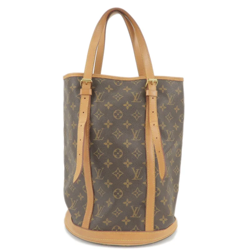 Louis Vuitton Alma bags with a monogram - embossed leather surfaceLouis Vuitton Monogram Bucket GM Shoulder Bag M42236