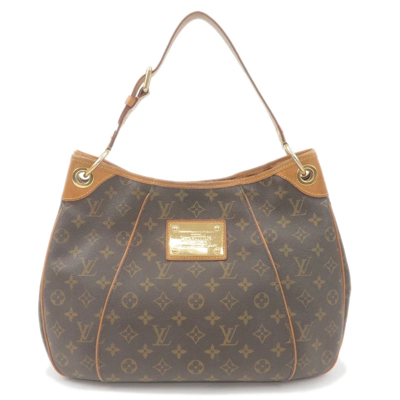 Ladies Louis Vuitton shoulder bags with a single - handle silhouetteLouis Vuitton Monogram Galliera PM Shoulder Bag M56382