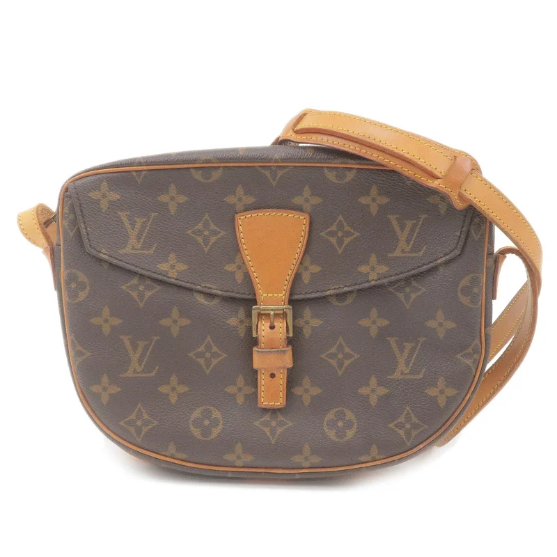 Louis Vuitton bags with a front - zip pocket for small items like keysLouis Vuitton Monogram Jeune Fille MM Shoulder Bag M51226