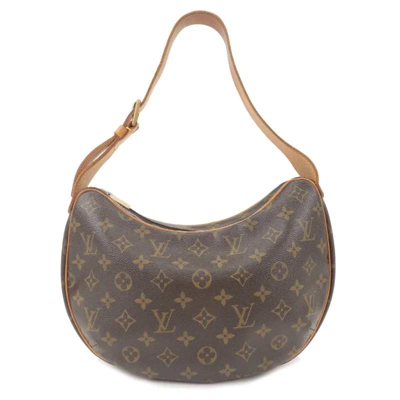 Louis Vuitton bags with a magnetic snap closure for easy accessLouis Vuitton Monogram Croissant MM Hand Bag Shoulder Bag M51512