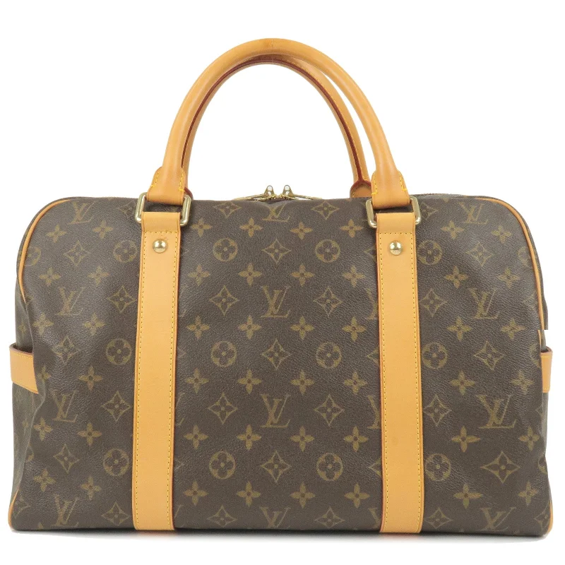 Louis Vuitton Alma bags featuring the signature top - handle designLouis Vuitton Monogram Carry All Hand Bag Boston Bag M40074