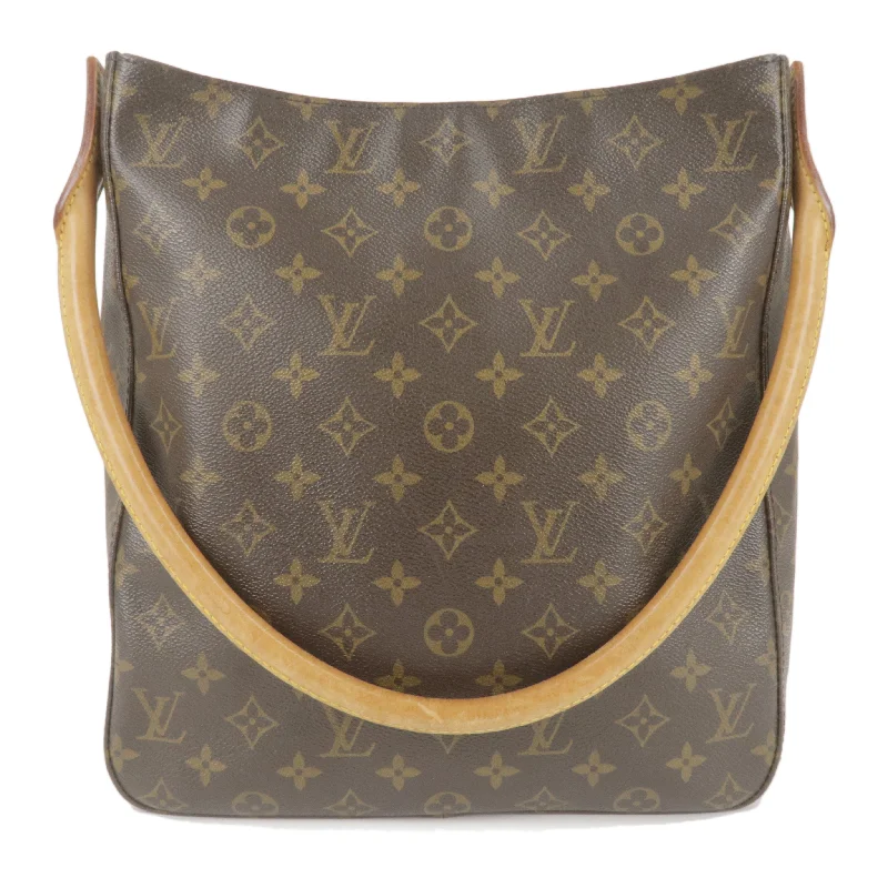 Louis Vuitton Alma bags with a leather - wrapped handle for a luxurious feelLouis Vuitton Monogram Looping GM Shoulder Bag Hand Bag M51145