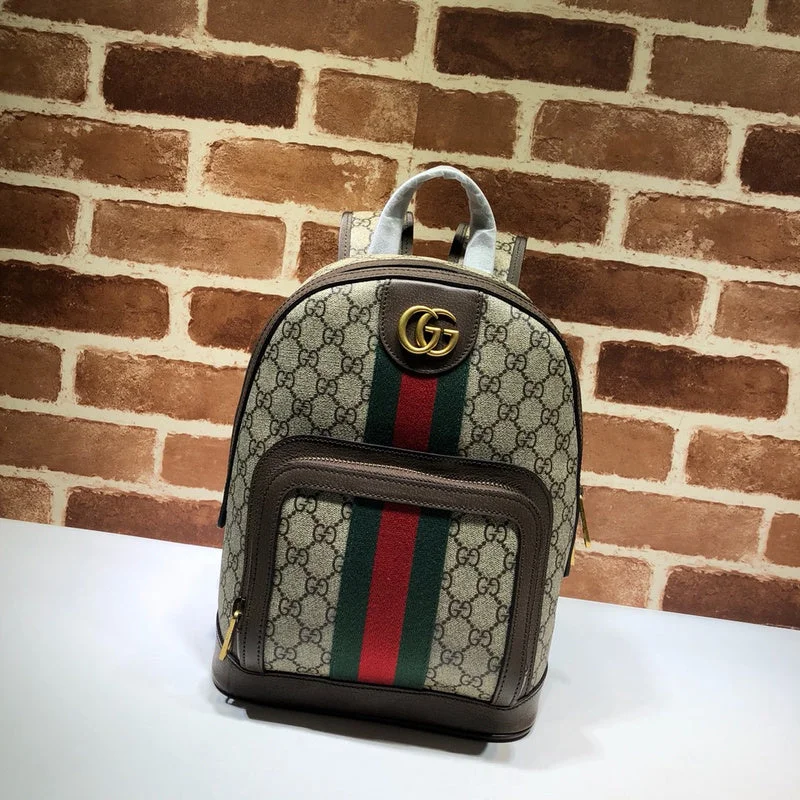 Women Gucci bags with a chain - link trim and a leather bodyWF - Gucci Bags - 12724