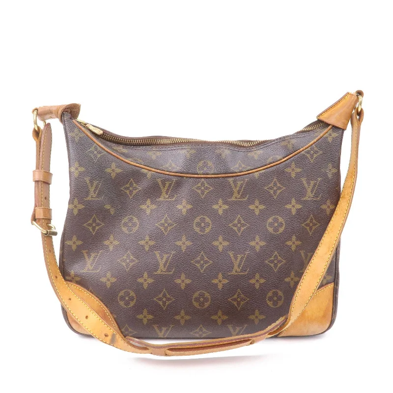 Ladies Louis Vuitton shoulder bags with a wide - width strap for comfortLouis Vuitton Monogram Boulogne 30 Shoulder Bag M51265