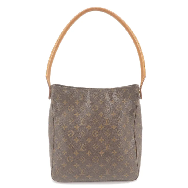 Louis Vuitton Twist bags with a snakeskin - effect panel for a bold lookLouis Vuitton Monogram Looping GM Shoulder Bag M51145