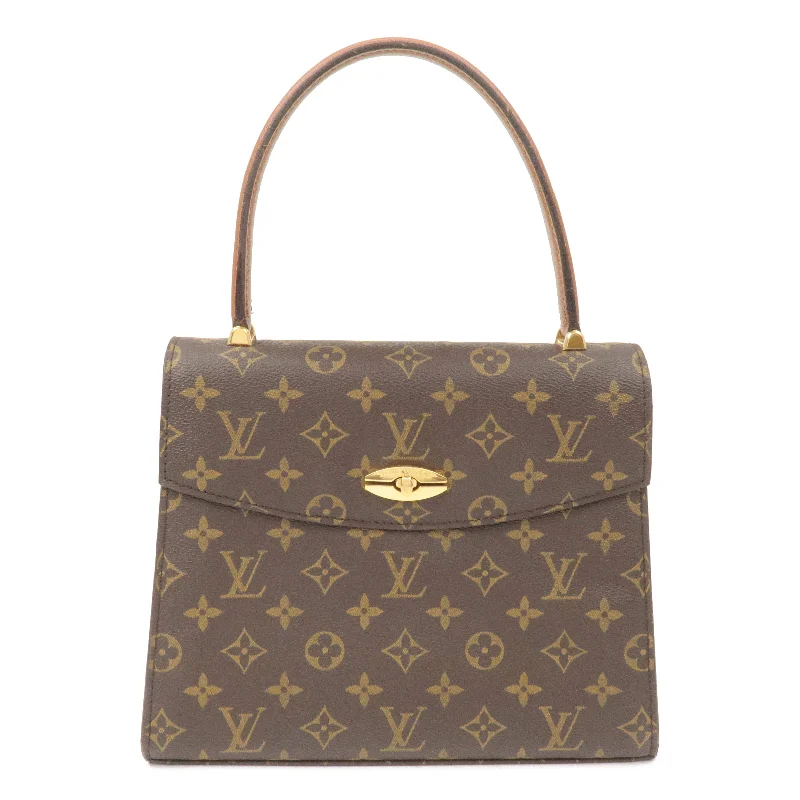 Louis Vuitton Alma bags featuring the signature top - handle designLouis Vuitton Monogram Marzelb Leather Canvas Hand Bag M51379