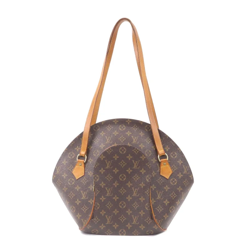 Louis Vuitton Twist bags with a snakeskin - effect panel for a bold lookLouis Vuitton Monogram Ellipse Shopping Shoulder Bag Brown M51128