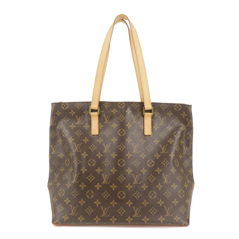 Louis Vuitton tote bags with a spacious interior and multiple pocketsLouis Vuitton Monogram Cabas Mezzo Tote Bag Brown M51151