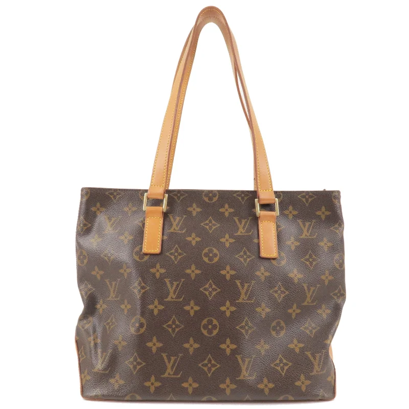 Louis Vuitton bags with a detachable mobile phone holder for convenienceLouis Vuitton Monogram Cabas Piano Tote Bag Hand Bag M51148