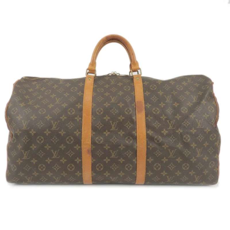 Ladies Louis Vuitton Capucines bags with a detachable shoulder strapLouis Vuitton Monogram Keep All Bandouliere 60 Bag M41412