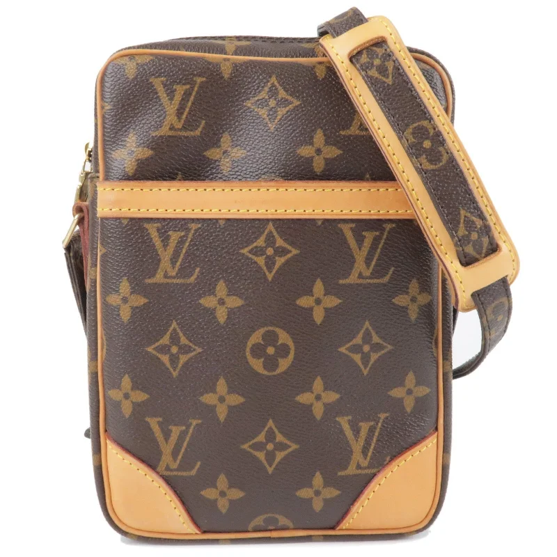 Ladies Louis Vuitton Capucines bags with a detachable shoulder strapLouis Vuitton Monogram Danube Shoulder Bag M45266