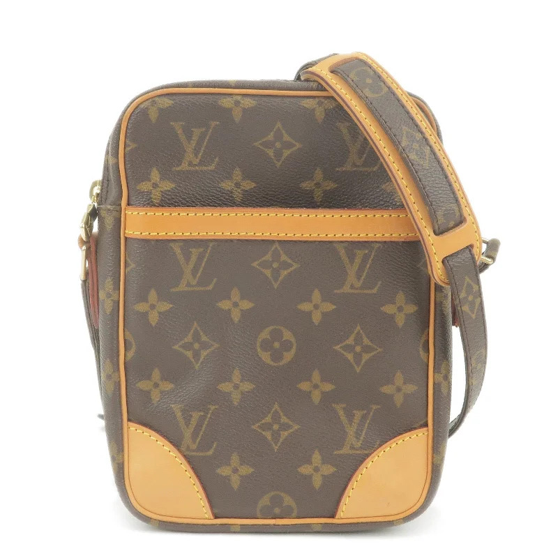 Louis Vuitton handbags with a metal - framed clasp for durabilityLouis Vuitton Monogram Danube Shoulder Bag M45266