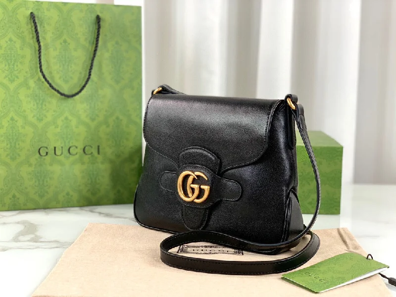 Women Gucci crossbody bags in a bold red colorGucci Small Messenger  Bag With Double G