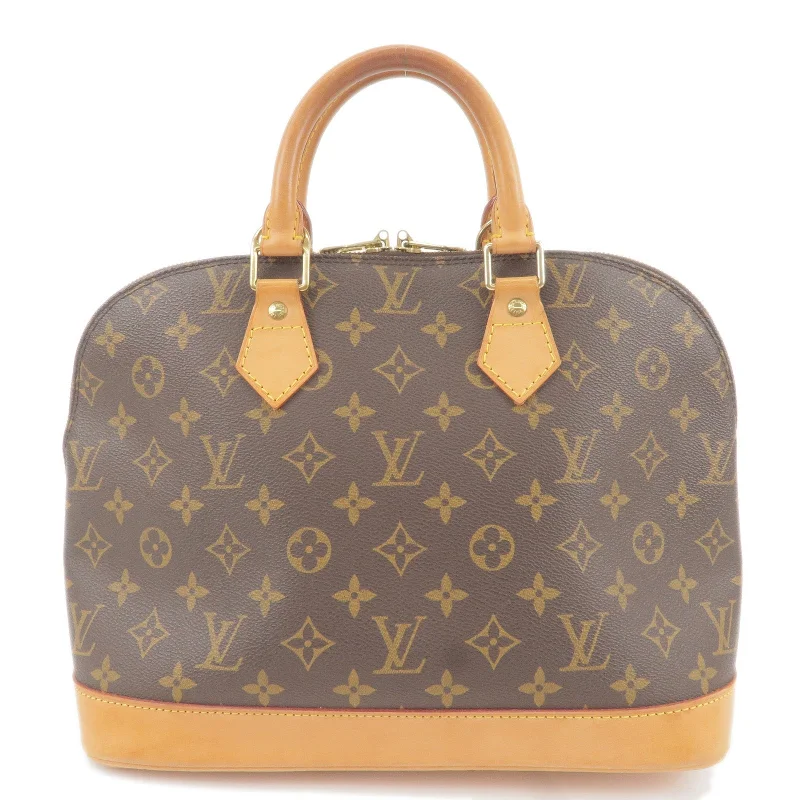 Louis Vuitton crossbody bags in a bold red color for a statementLouis Vuitton Monogram Alma Hand Bag M51130