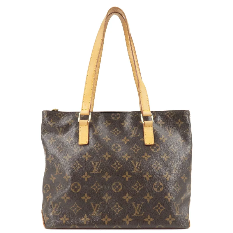 Louis Vuitton handbags with a beaded trim for a touch of glamourLouis Vuitton Monogram Cabas Piano Tote Bag Hand Bag M51148