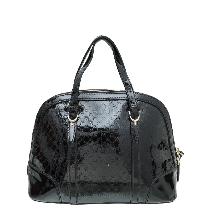 Ladies Gucci Dionysus bags with a star - shaped charmGucci Black GG Microguccissima Nice Small Bag