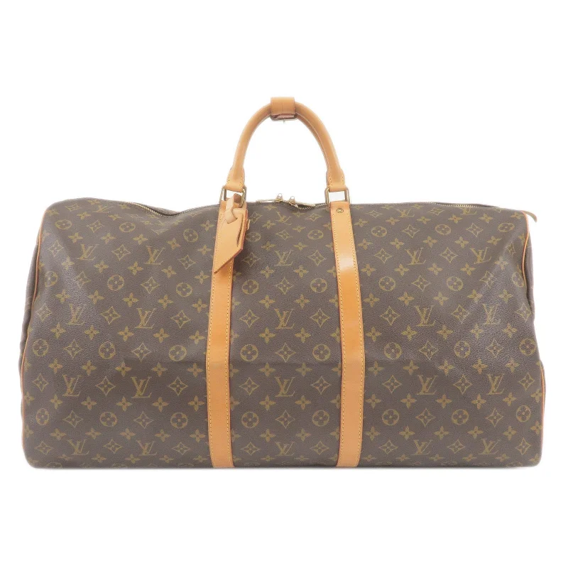 Louis Vuitton Speedy bags in monogram canvas for a classic lookLouis Vuitton Monogram Keep All 60 Boston Bag M41422