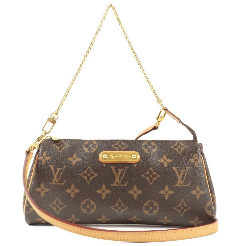 Louis Vuitton Alma bags with a detachable shoulder strap for versatilityLouis Vuitton Monogram Eva 2 Way Hand Bag Shoulder Bag M95567