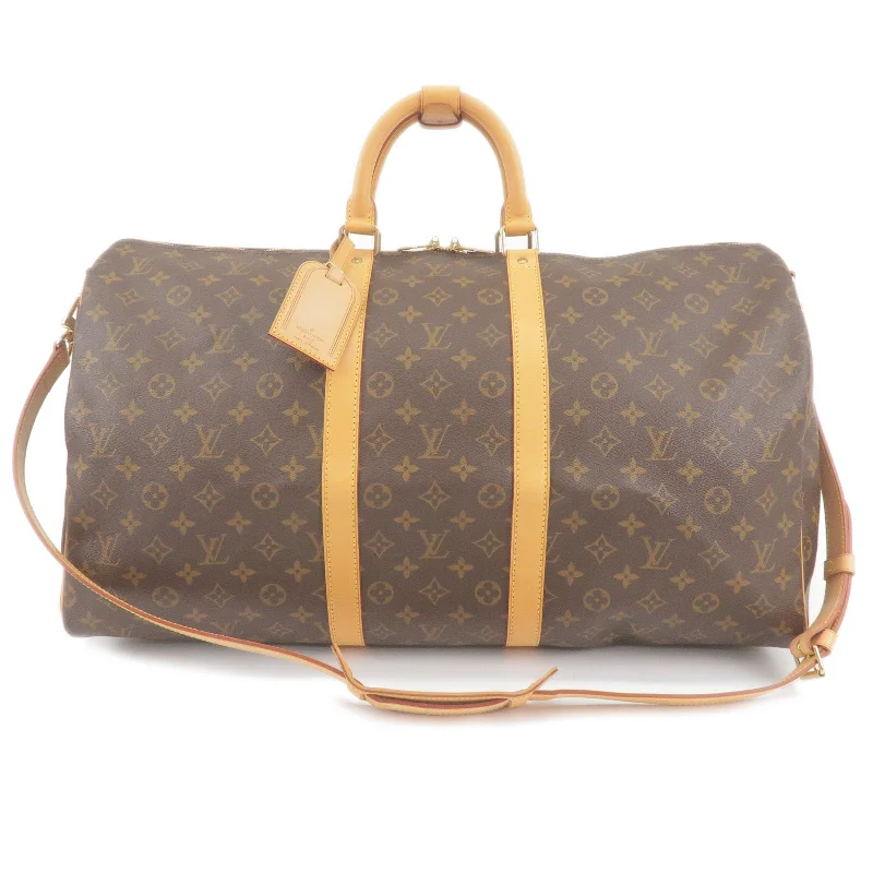 Louis Vuitton Capucines bags with smooth calfskin leather for luxuryLouis Vuitton Monogram Keep All 55 Bandouliere Boston Bag M41414