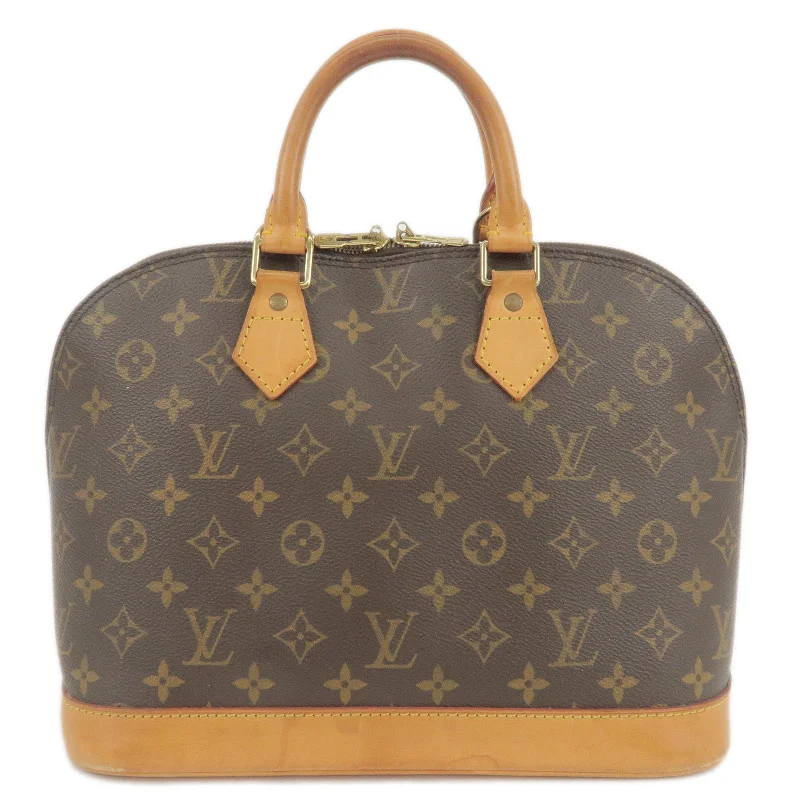 Louis Vuitton bags with a zip - around closure for enhanced securityLouis Vuitton Monogram Alma Hand Bag M51130