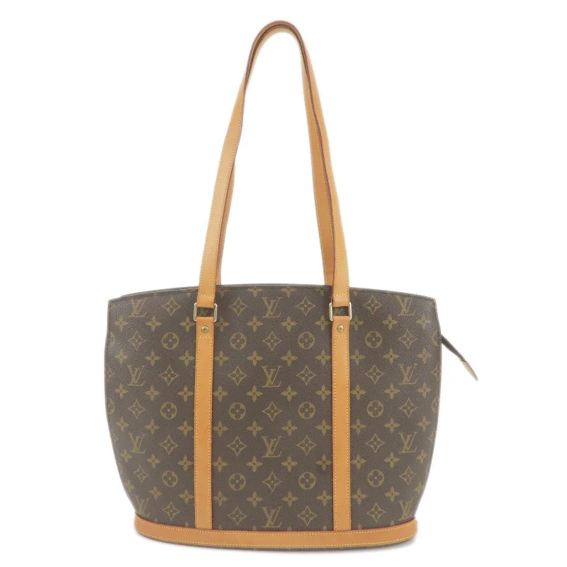 Ladies Louis Vuitton shoulder bags with a tassel decoration for charmLouis Vuitton Monogram Babylone Shoulder Bag Tote Bag M51102