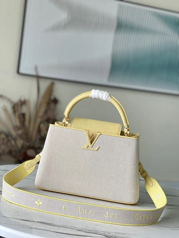 Louis Vuitton bags with a snap - button closure and a decorative charm for styleBC - LOUIS VUITTON BAGS - 1077