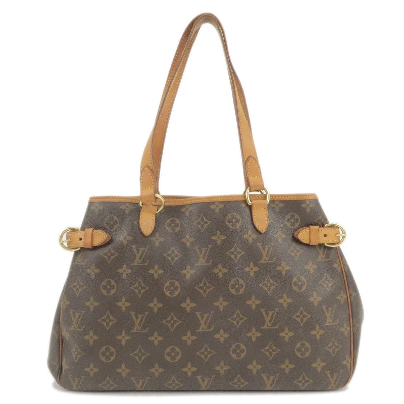 Louis Vuitton bags with a zip - around closure for enhanced securityLouis Vuitton Monogram Batignolles Horizontal Tote Bag M51154