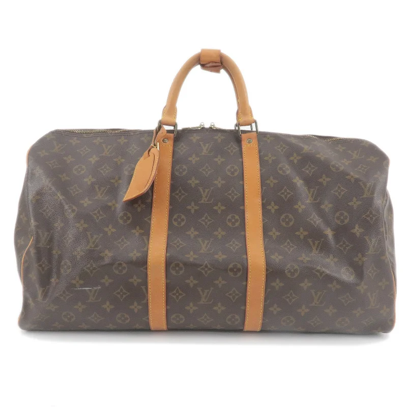 Louis Vuitton Twist bags with a snakeskin - effect panel for a bold lookLouis Vuitton Monogram Keep All 55 Boston Bag M41424