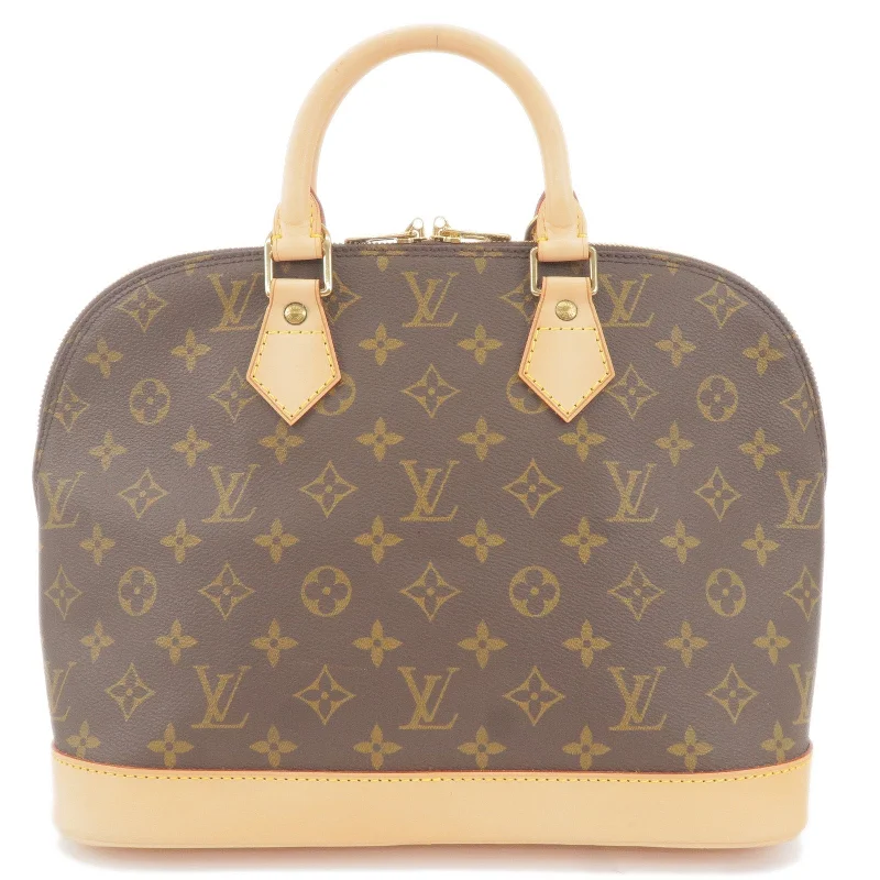 Louis Vuitton Alma bags with a monogram - embossed leather surfaceLouis Vuitton Monogram Alma Hand Bag M51130