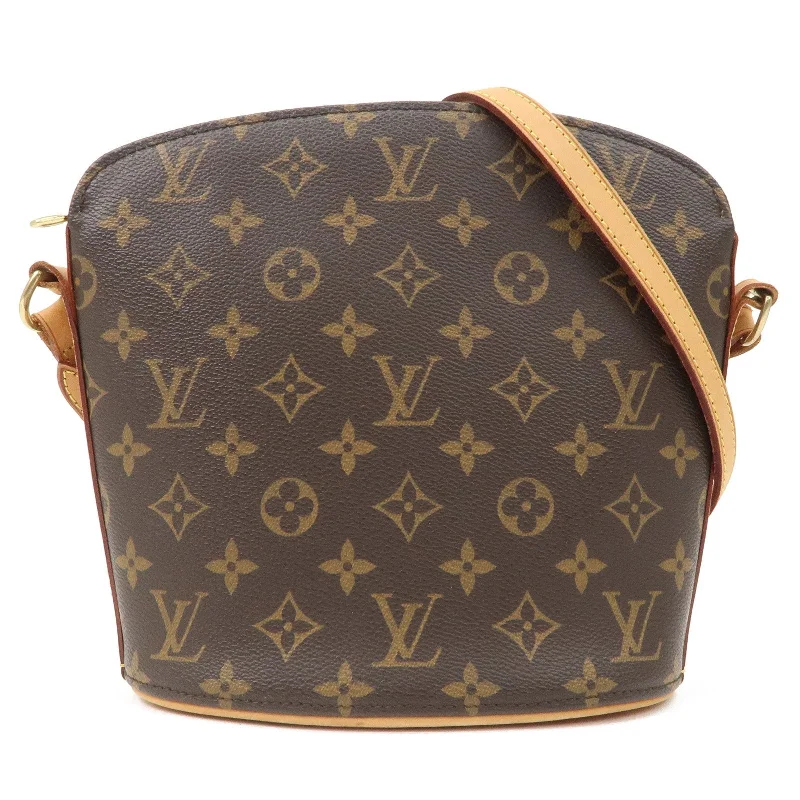 Louis Vuitton Alma bags with a leather - wrapped handle for a luxurious feelLouis Vuitton Monogram Drouot Cross Body Shoulder Bag M51290