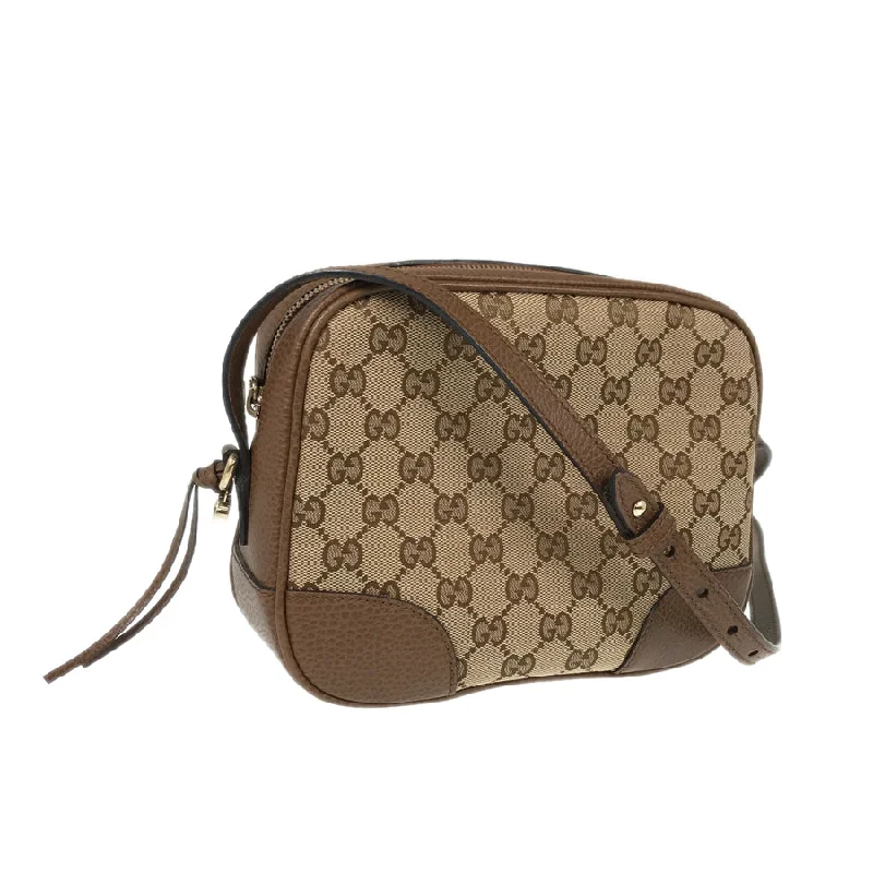 Women Gucci bags with a zippered interior pocketGUCCI GG canvas Shoulder Bag