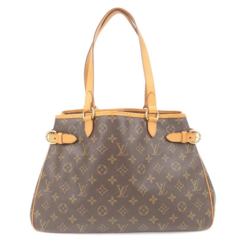 Louis Vuitton bags with a front - flap pocket for quick - access itemsLouis Vuitton Monogram Batignolles Horizontal Tote Bag M51154