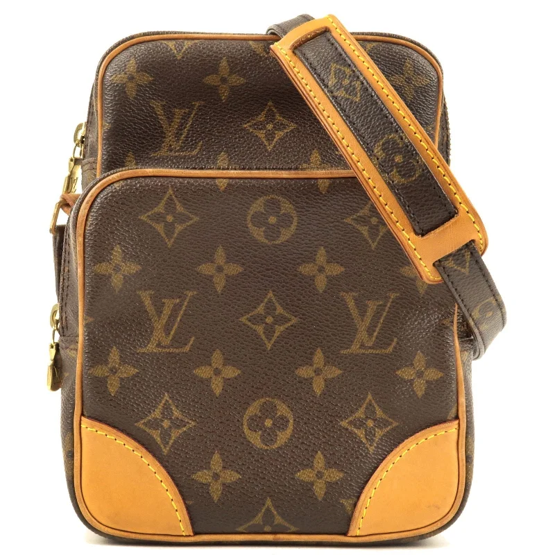 Ladies Louis Vuitton shoulder bags with a magnetic - closure flap for easeLouis Vuitton Monogram Amazone Shoulder Bag M45236