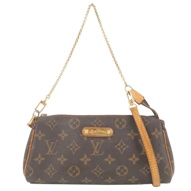 Louis Vuitton Capucines bags with smooth calfskin leather for luxuryLouis Vuitton Monogram Eva 2Way Shoulder Bag Pouch Brown M95567