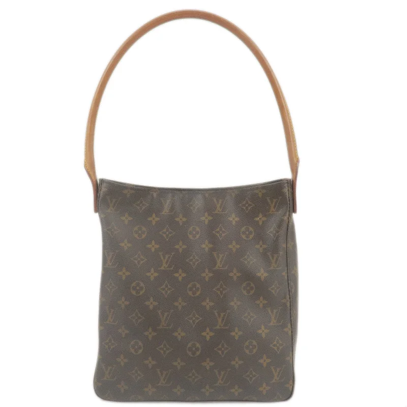 Louis Vuitton backpacks with a sleek, minimalist design for styleLouis Vuitton Monogram Looping GM Shoulder Bag M51145