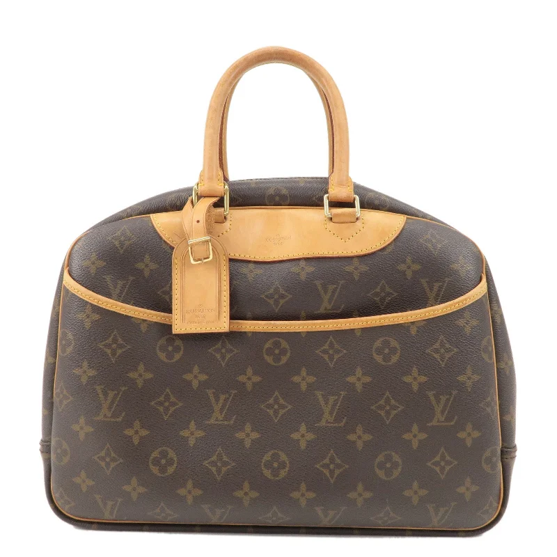 Louis Vuitton backpacks with a sleek, minimalist design for styleLouis Vuitton Monogram Deauville Hand Bag Brown M47270