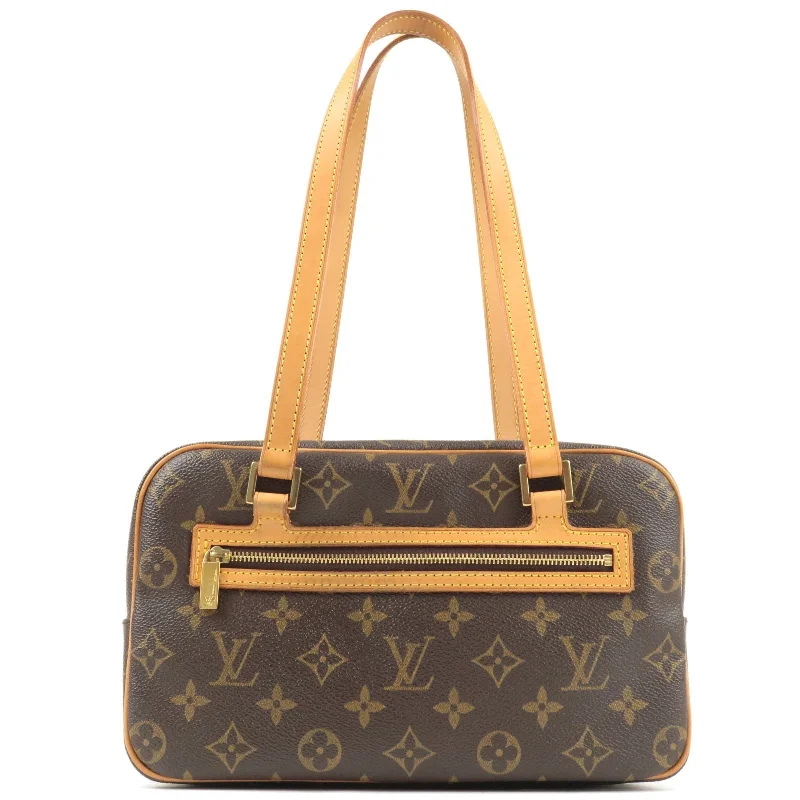 Louis Vuitton tote bags with a water - resistant coating for outdoor useLouis Vuitton Monogram Cite MM Shoulder Bag Hand Bag M51182