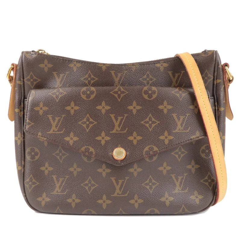 Ladies Louis Vuitton shoulder bags with a single - handle silhouetteLouis Vuitton Monogram Mabillon Crossbody Shoulder Bag M41679