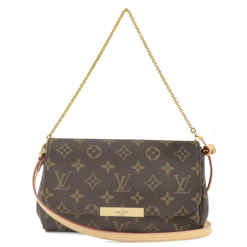 Louis Vuitton Twist bags with the iconic LV - turnlock closureLouis Vuitton Monogram Favorite PM 2Way Shoulder Bag M40717