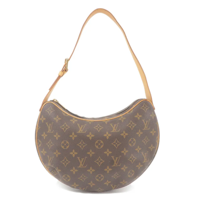 Louis Vuitton Petite Malle bags with a hard - shell structure for uniquenessLouis Vuitton Monogram Croissant MM Hand Bag Shoulder Bag M51512