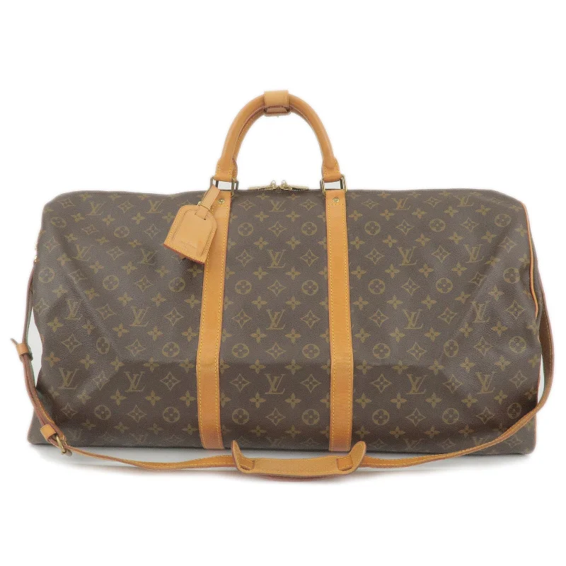 Ladies Louis Vuitton shoulder bags with a magnetic - closure flap for easeLouis Vuitton Monogram Keep All Bandouliere 60 Bag M41412