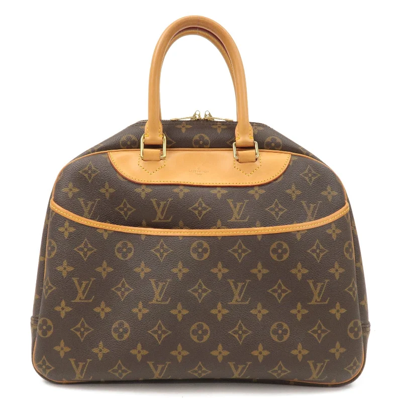 Louis Vuitton Alma bags with a detachable shoulder strap for versatilityLouis Vuitton Monogram Deauville Hand Bag Brown M47270