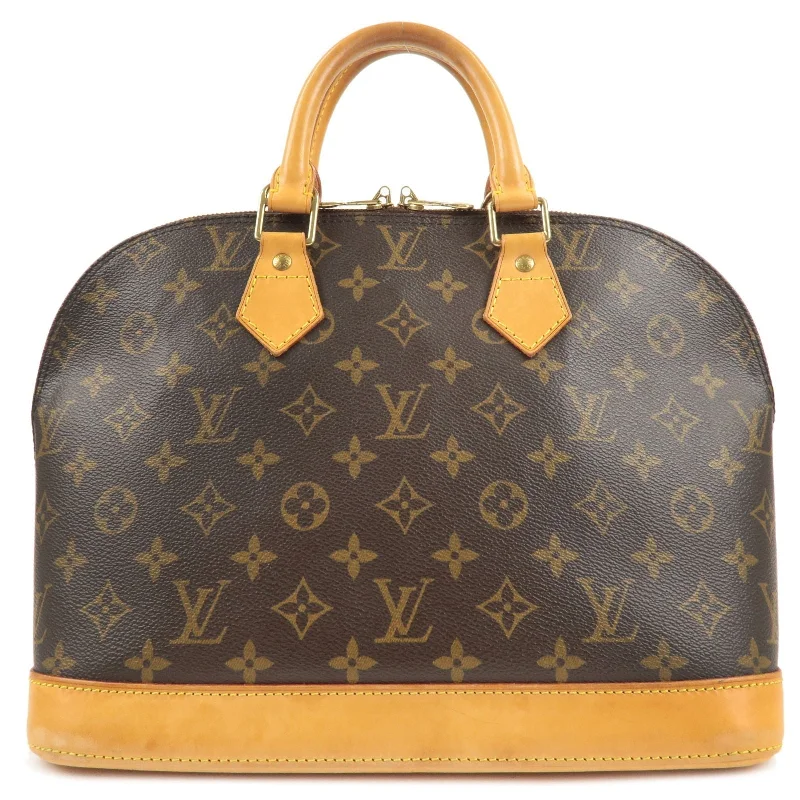 Ladies Louis Vuitton Petite Malle bags with a star - shaped charm for cutenessLouis Vuitton Monogram Alma Hand Bag M51130