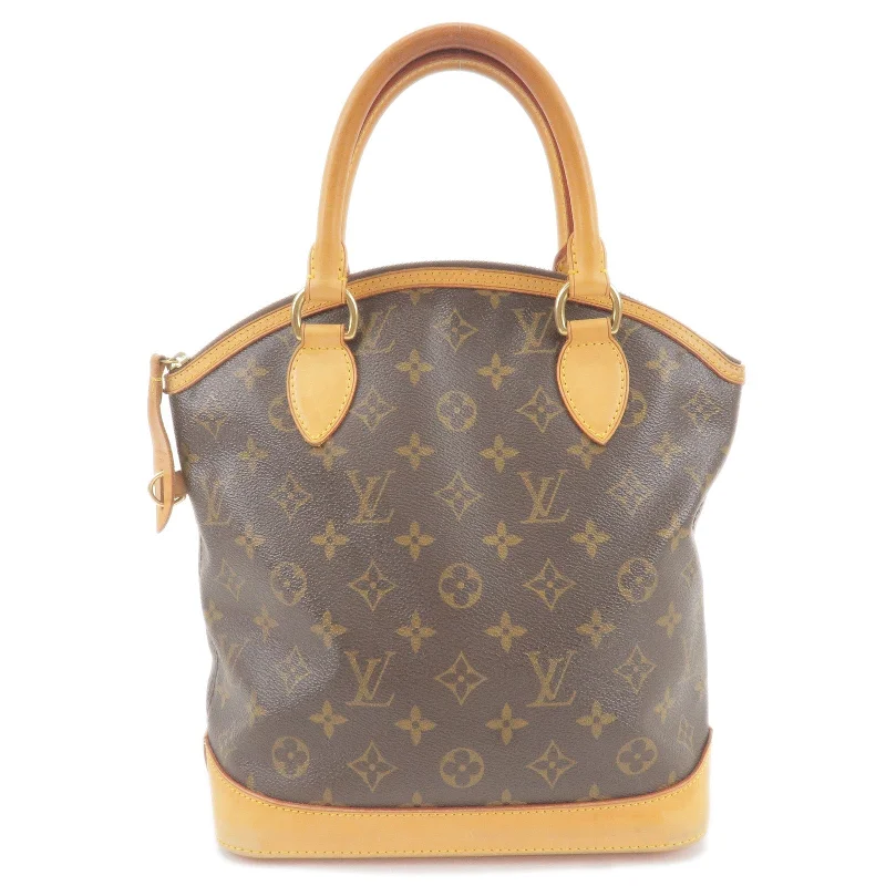 Louis Vuitton bags with a zip - around closure for enhanced securityLouis Vuitton Monogram Lock It Old Style Hand Bag M40102