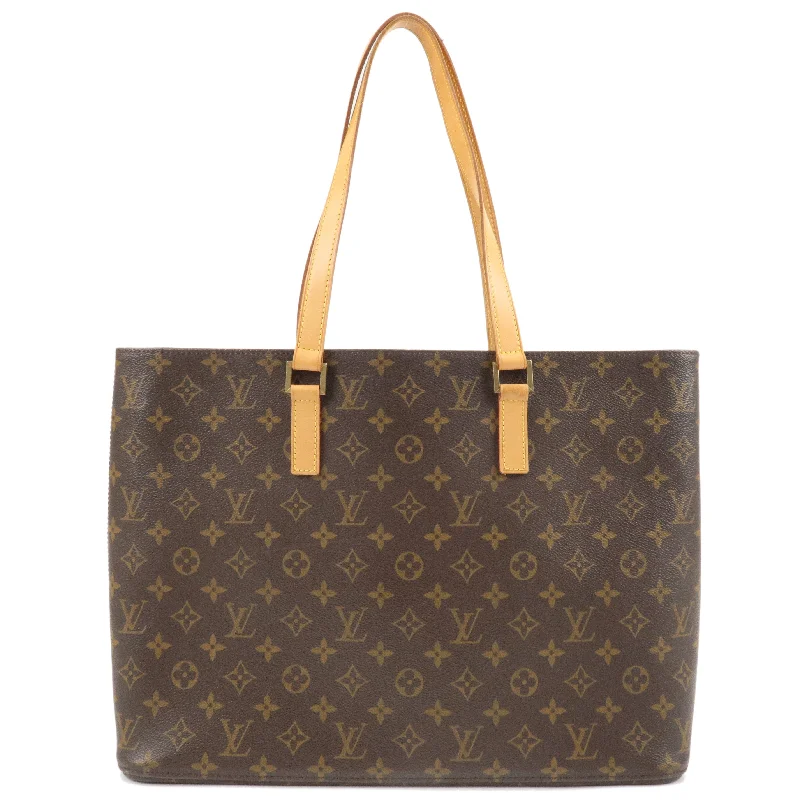 Louis Vuitton Twist bags with a snakeskin - effect panel for a bold lookLouis Vuitton Monogram Luco Tote Bag Hand Bag M51155