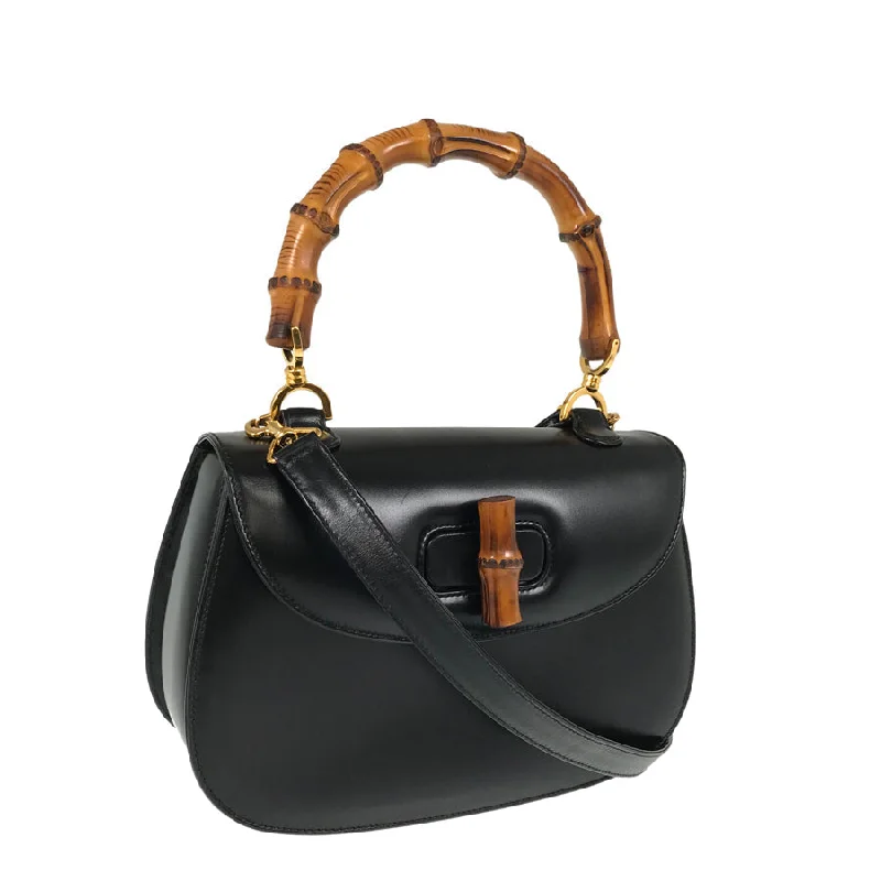 Women Gucci Sylvie bags with a leather - wrapped handleGUCCI 2WAY Handbag