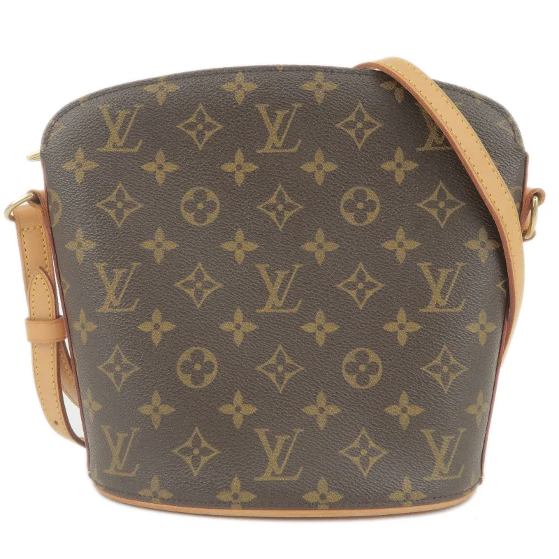 Ladies Louis Vuitton Capucines bags with a detachable shoulder strapLouis Vuitton Monogram Drouot Cross Body Shoulder Bag M51290