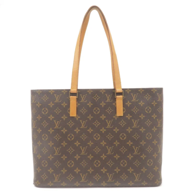 Louis Vuitton Alma bags with a monogram - embossed leather surfaceLouis Vuitton Monogram Luco Tote Bag M51155